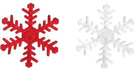 Garneck 200stücke Hänge-deko Schneeflocken Für Weihnachten Schneeflocken-konfetti Aus Vliesstoff Weihnachtsdeko Aus Vliesstoff Für Party Und Hochzeit