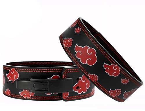 Weight Lifting Belt, Large (116cm), Cowhide Leather, Adjustable, for Powerlifting exercises or Olympic Weightlifting, Lumbar Support, Fitness, Workout