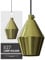 LEDSone E26/E27 Lampenfassung Retro Vintage Edison Schraube Lampenfassung für Pendelleuchten Perfekt für DIY-Projekte, Industrieräume und Zuhause (Grünes Messing, 2er Pack)