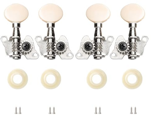 Ukulele Tuning PEGS di ricambio 2L2R classico stile ukulele Tuning Pegs testa macchina per 4 corde ukulele basso chitarra