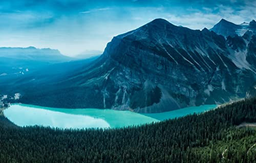 2000-teiliges Kinderpuzzle: Naturschönheit, Wald, Kanada, Alberta, Lake Louise 70x100CM