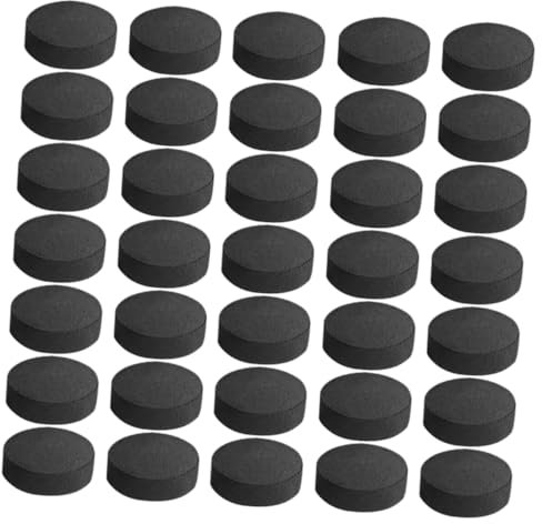 TOYANDONA Carbón Vegetal Briquetas para Barbacoa Uso Doméstico Bolsa 70 Pastillas 40mm Carbón para Chimenea Camping Exterior Fuego Rápido