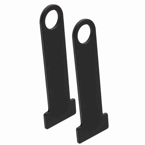 Generic Helmet Lock Stainless Steel D-Ring Lock Motorcycle Universal (Black)