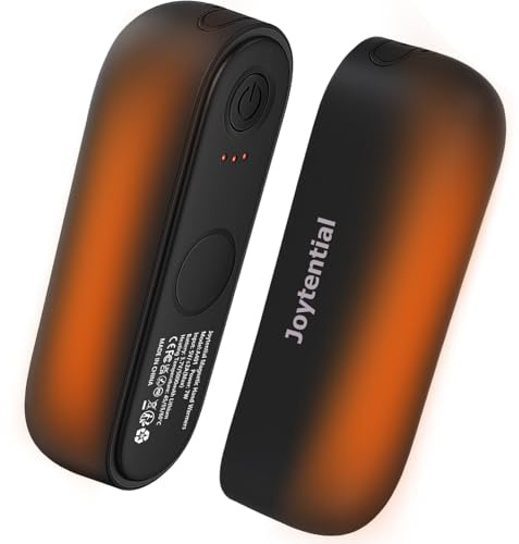 Joytential 10000mAh Calentador de Manos Recargable, 2 en 1 Magnético Calienta Manos Electrico de Bolsillo Portátil, 3 Niveles de Calor, Calienta Manos para Exterior, Camping, Regalo Mujer y Hombre