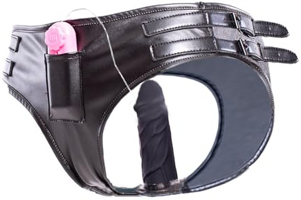 Slip mit Vibrator und Fernbedienung Vibrierender Slip für Frauen Dildoslip Vibrator Dildo Umschnall-dildos Umschnallpenis für Frauen Analdildo Analplug Vibration Strap on Umschnall