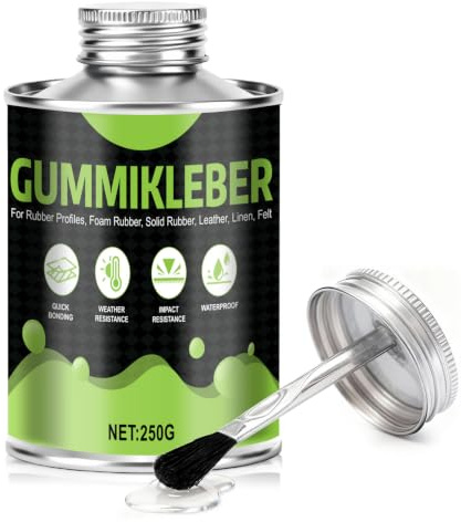 NoxGule Pegamento de Contacto, Pegamento para Zapatos, Cola de Contacto | Compuesto Reparador de Caucho, Goma Espuma, Goma Maciza,250g,Adhesión Fuerte,Excelente Resistencia a la Abrasión,Transparente