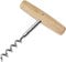 FACKELMANN Korkenzieher Fair 11cm aus Buche/Metall, Holz, beige/Silber, 11 x 7.9 x 2 cm