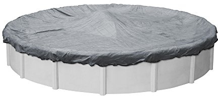 Pool Mate 4028-PM Abdeckplane für den Winter, rund, 8,5 m, 3. grau/schwarz