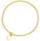 MetJakt Armband Frauen Mädchen 925 Silber Stretcharmband Gold Rosegold Kugelarmband 2,5mm (Scheibe, Rose Vergoldet Sterling Silber)