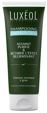 LUXÉOL - Haarshampoo – reinigt & reinigt – Frische, Weichheit & Leichtigkeit – Pflege für normales bis fettiges Haar – 86% Inhaltsstoffe natürlichen Ursprungs – hergestellt in Frankreich – 200 ml