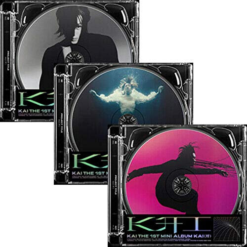 EXO KAI [KAI] 1st Mini Album JEWEL CASE [A + B + C] 3 VER SET. 3ea CD+2p POSTER+3ea Lyrics(each 8p)+3ea AR Photo Card+3ea AR Clip Card+TRACKING CODE K-POP SEALED