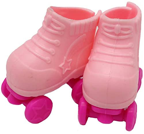 Jilibaba Puppen-Rollschuhe für Kugelgelenk-Puppe, 46 cm, amerikanische Mädchenpuppe, lässige Outfits, Kostümzubehör, 1 Paar (A)