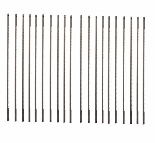 FOXBC Coping Saw Blades for Metal Cutting, 6-1/2 Inch, 24TPI - 20 Pack