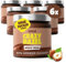 ahead CRAZY HAZEL | 6 x 200g Haselnusscreme ohne Zuckerzusatz | Super leckerer Schokoaufstrich mit 80% weniger Zucker* | Ohne Palmöl, glutenfrei & vegetarisch | Zuckerarmer Brotaufstrich Schokocreme