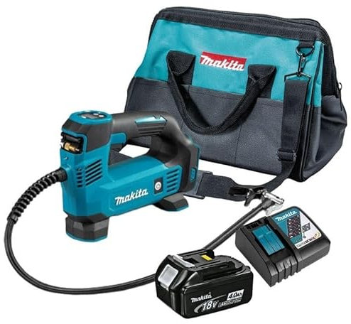 Makita DMP180RMS Luftpumpe, 18 V, Li-Ion (1 x 4,0 Ah) in Aufbewahrungstasche
