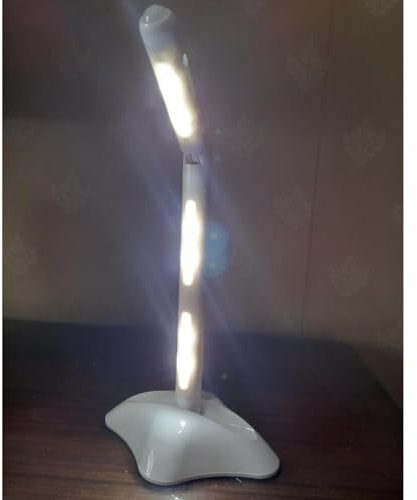 mysmartbuy.com White PIR Light Stick – Battery Powered Portable LED Lamp Lighting with Motion Sensor Setting & Angle Adjustable Head for Bedside, Desk, Table, Reading – Measures H27 x 1cm Diameter