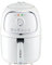 Friggitrice Ad Aria Senza Olio Bianca retrò 1000 W 2 L Capacità 1-4 Persone 6 Programmi Di Cottura Touch Timer 200°
