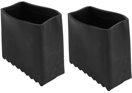 Vaguelly 2pcs Rubber Ladder Foot Extender Ladder Protective Covers Stepladders Slip Pads Accessories