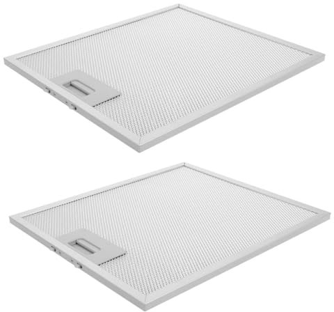 iplusmile 2pcs Replacement Cooker Hood Grease Filter 267x305x9mm 5-layer Aluminum Anti-oil Mesh Net for Kitchen Extractor Vent