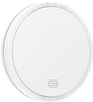 CHZHVAN Détecteur de Fumée avec 10 Ans de Durée de Vie de la Pile, Détecteur d'Incendie Répond à la Norme EN14604, Lot de 1