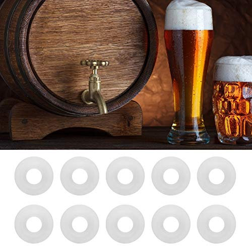 Wosume WosumeBière Swing Flip Top Bouteille Blanc Joints De Silicone Accueil Brew Bière Soda Bouteille Joint Joint 25 Pcs