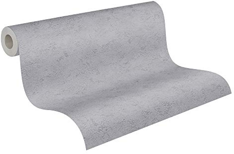 A.S. Création Vliestapete Greyvolution Betontapete Tapete in Betonoptik 10,05 m x 0,53 m dunkelgrau 377777 3777-77
