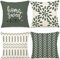 YCOLL Kissenbezüge 4er Set Kissenbezüge leinen Kissenbezug Dekokissen Kissenbezüge für Sofa Gartenbett Couch Kissen 50x50cm （4er Set）