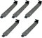 Woogim 5 PCS Black PC Computer Case Cooling Fan Dust Filter PCI Slot Cover Dust Filter Bracket Expansion Blank Plate
