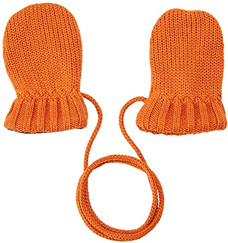 Petit Bateau Unisex Baby Fäustlinge, Rot Rusty, 3-6 Monate