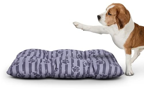 Bestlivings Hundekissen 70x100x15cm (LxBxH) - Anthrazit - Hundekorb gepolstert in vielen Größen M-XXL, kleine bis große Hunde, Hundebett, ÖKO-TEX