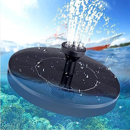 Pompa galleggiante per fontana solare, altezza 50 cm, 7 V, adatta per fontana da giardino