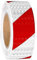 GOIEHIR 12m × 5cm Nastro Catarifrangente Adesivo, Nastro Segnaletico Rosso Bianco, per la Sicurezza dei Segnali di Avvertimento
