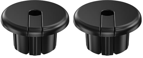 EDUP Wall Bushing for Starlink Dishy Ethernet Cable, 1-Inch Wall Hole Feed-Through Cable Bushing for Star Link Ethernet Cable Grommet & Furniture Wire Holes (Black, 2 Pack)