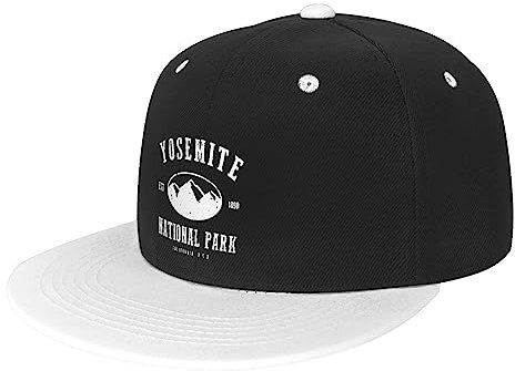 Yosemite National Park Flat Brim Cap Unisex Flat Bill Baseball Cap Hip-Hop Hut