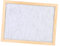 STOBOK 1Stk Anschlagtafel aus Holzrahmen DIY Messageboard bling dekor schwarzes Brett gerahmte Pinnwand Home-Message-Board Schild Quadrat Korkplatte Stichplatte Fototafel