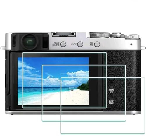 GuiGui DaMoWang Displayschutz für Kamera Fujifilm X-M5 X-T4 X-E4 X100VI X100V screen protector, HD Schutzfolie Zubehör (3 Stück)