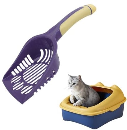 Pet Scooper,Pet Sifter Poop Scoop | Portable Pet Poop Shovel, Cat Excrement Shovel and Sifter for Pets Cats
