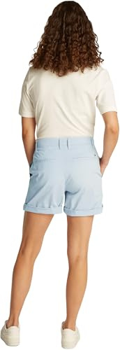 Tommy Hilfiger Damen Chino Shorts Kurz, Blau (Breezy Blue), 34