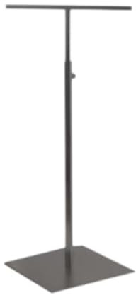 MagiDeal Taschenständer aus Metall, freistehender Halter mit Doppelhaken, tragbarer Handtaschenständer für den Einzelhandel auf der Theke eines, Schwarz