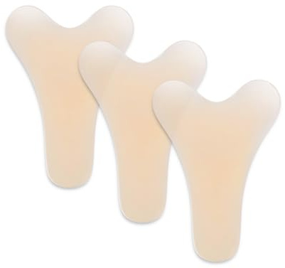 PHCOMRICH Camel Toe Concealer, Seamless Camel Toe Hider, Reusable Anti Camel Toe Silicone Insert, No Camel Toe Underwear Guard, Cameltoe Concealer Cover 3 Pack(Y Shape)