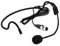 Generisch Ersatz Headset Mikrofon für AKG PT40 Taschensender, Unidirektional, 3-polige Mini-XLR-Buchse Klinkenstecker, Schwarz