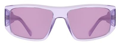 DKNY Women's Sunglasses DK555S - Crystal Lilac with Lilac Flash Lens