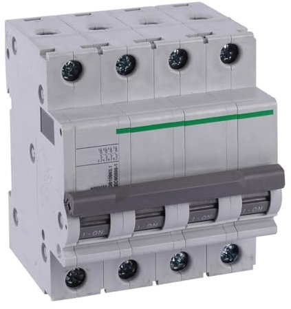 HYRTEFBN Disjoncteur OSMC32N-D20A/4P OSMC32N4D20 Disjoncteur OSMC32N, 4P, Courbe D, 20 A, 400 V, ICN = 6 kA, M5