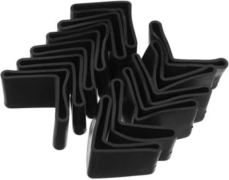 Holibanna 12 Stück Wiederverwendbare Dreieckige Stuhlbeinkappen Aus Gummi Bodenschoner Möbelgleiter rutschfeste Stuhlbeinschoner Für Holzböden Stabiles Dreieckdesign Für Wohnzimmer Und Esszimmer