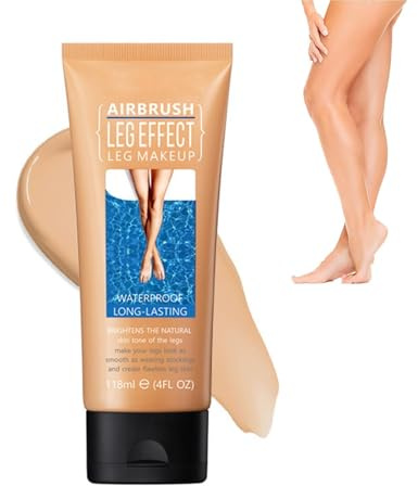 Leg Makeup Lotion, Body Makeup Foundation, Waterproof No Transfer, Leg Concealer, Colour Corrector Concealer, Body Full Coverage Foundation, Long Last Evens Out Skin Tone (2#)