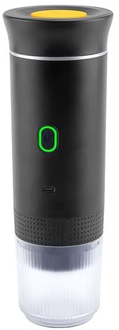 Macchina per Espresso Portatile 3 in 1 – Compatibile con Capsule Nespresso, Dolce Gusto e Caffè Macinato, 20 Bar, Autoriscaldante, USB-C, 8,5×24,5 cm | ESPRESSNA