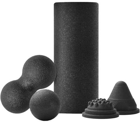 Juego de rodillos de fascia - Set de ejercicios para entrenamiento de