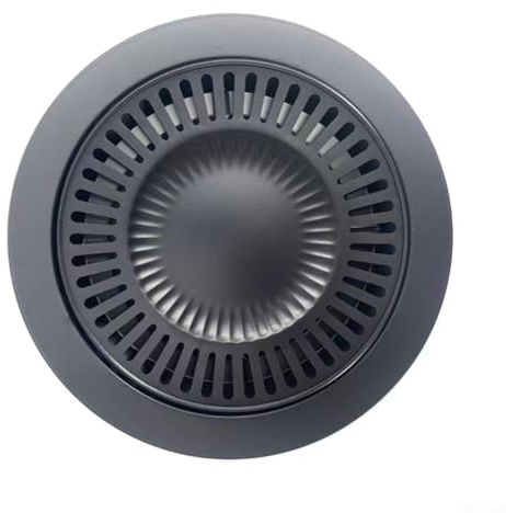 babominimer Poêle à barbecue coréenne de 32 cm en fonte pour cuisinière à gaz ou plaque de cuisson d'extérieur, plaque de barbecue non ronde amovible sans fumée pour la maison