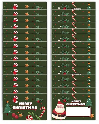 30 Stück kreative Rubbellose für Weihnachten, Hochzeit, Geburtstage und Partyzubehör Büro Kreative Karten für recycelbare Karten