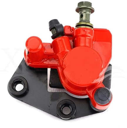 pinza freno anteriore Pinze freno a disco idrauliche anteriori adatte per scooter 50cc 110cc 125cc Kymco moto Dirt Bike quattro persone ATV ciclomotore GY6(Red)